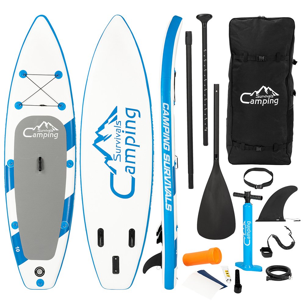 11 Feet PEXMOR Paddle Board Inflatable Surfboard Blue and White YF 11 Feet PEXMOR Paddle Board Inflatable Surfboard Blue and White YF