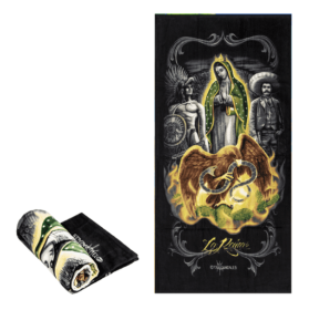Beach Towel - La Reina - Oversized 60" x 30" - For Pool, Bath, Yoga, Gym, Travel, Camping, Beach Cart & Beach Chairs
