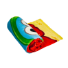 Beach Towel - Sesame Street Lola Sandcastle - Oversized 58" x 28" - For Pool, Bath, Yoga, Gym, Travel, Camping, Beach Cart & Beach Chairs