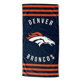 Broncos OFFICIAL "Stripe" Beach Towel