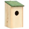 Bird Houses 10 pcs Solid Firwood 4.7"x4.7"x8.7"