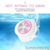 CYBORIS New IPX7 RGB Bluetooth Speaker Swimming Pool Floating Portable Wireless 5W With TWS For Beach Bathroom Shower