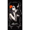 Beach Towel - Bonita - Oversized 60" x 30" - For Pool, Bath, Yoga, Gym, Travel, Camping, Beach Cart & Beach Chairs