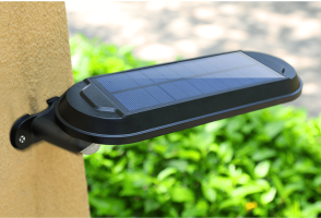 Solar wall light (Specification classification: Black shell white light)