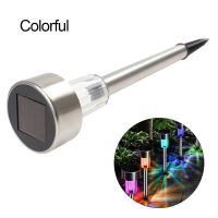 Garden Stainless Steel Landscape Light Led Lighting Waterproof Garden Light (Color: Colorful)