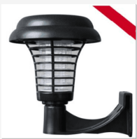Solar Led Rechargeable Anti-Mosquito Lamp Electronic Fly Bug Zapper Insect Pest Uv Trap Outdoor Garden Lawn Lamp (style: 2)