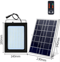 Annual 0 electricity fee solar flood light floodlight rural roof balcony garden street lighting (size: D 230X30)
