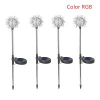 Solar Light Solar Dandelion Plug In Light Garden Decoration LED Light (style: A)