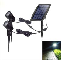 Intelligent LED solar ground light (Color: White light)