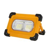 Outdoor portable solar led light (Color: Yellow black)