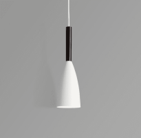 Nicolai, Nordic Inspired Pendant Light in Black, Blue, Green and White (Color: White)