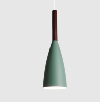 Nicolai, Nordic Inspired Pendant Light in Black, Blue, Green and White (Color: Green)