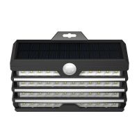 Human body induction wall lamp led outdoor lighting (Color: Black 1)
