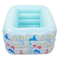 Inflatable Swimming Pool, Family Full-Sized Above Ground Swimming Pools,Inflatable Swim Pool for Kids, Indoor & Outdoor XH (size: 150*110*60cm)