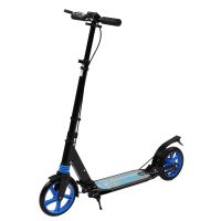 Scooter For Adult&Teens, 3 Height Adjustable Easy Folding Double Shock Absorber RT (Color: Blue)