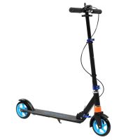 Scooter for Adult&Teens, 3 Height Adjustable Easy Folding RT (Color: Blue)
