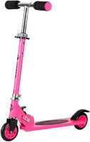 Scooter for Kids Ages 5-8, Kick Scooter with Adjustable Handlebars and Rear Brake Aluminum Frame, Lightweight, Scooter for Kids Ages 3-10 (Color: Rose Red)