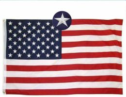 American Flag 5x8 ft 4x6 ft 3x5 ft Outdoor Heavy Duty Embroidered Stars USA Flag Sewn Stripes Fade Resistance Brass Grommets All Weather UV Active (size: 3x5ft)